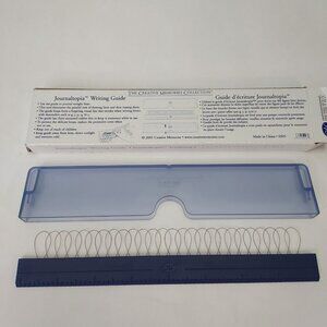 Creative Memories Journaltopia Writing Guide Calligraphy Journal Card Making